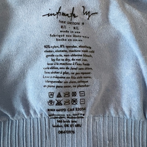 FREE PEOPLE Good Karma Crop Top Tank M/L - Picture 6 of 7